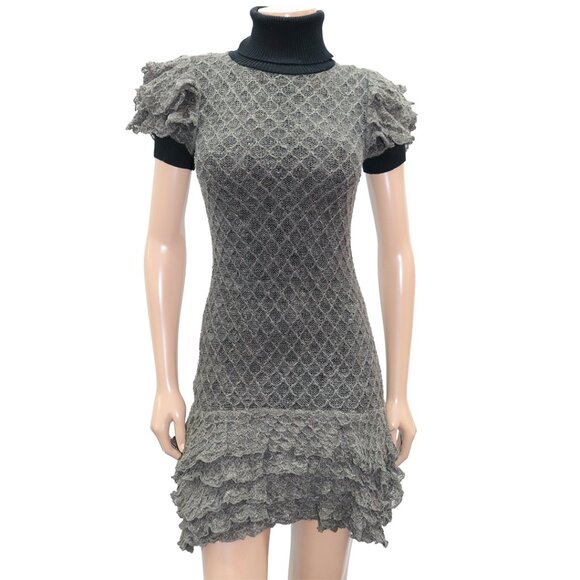 Catherine Malandrino Textured Knit Dress 4 - Picture 1 of 6